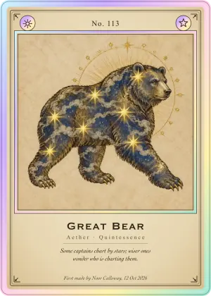 Great Bear: Aether, Quintessence, Codex No. 113
